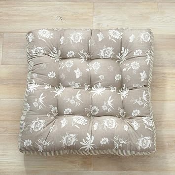 Amazon Com Cotton Linen Floor Pillow Cushion Japanese Futon