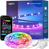 Lepro S1 AI Smart LED Strip Lights 5M RGB IC Alexa Google WiFi Music view 1