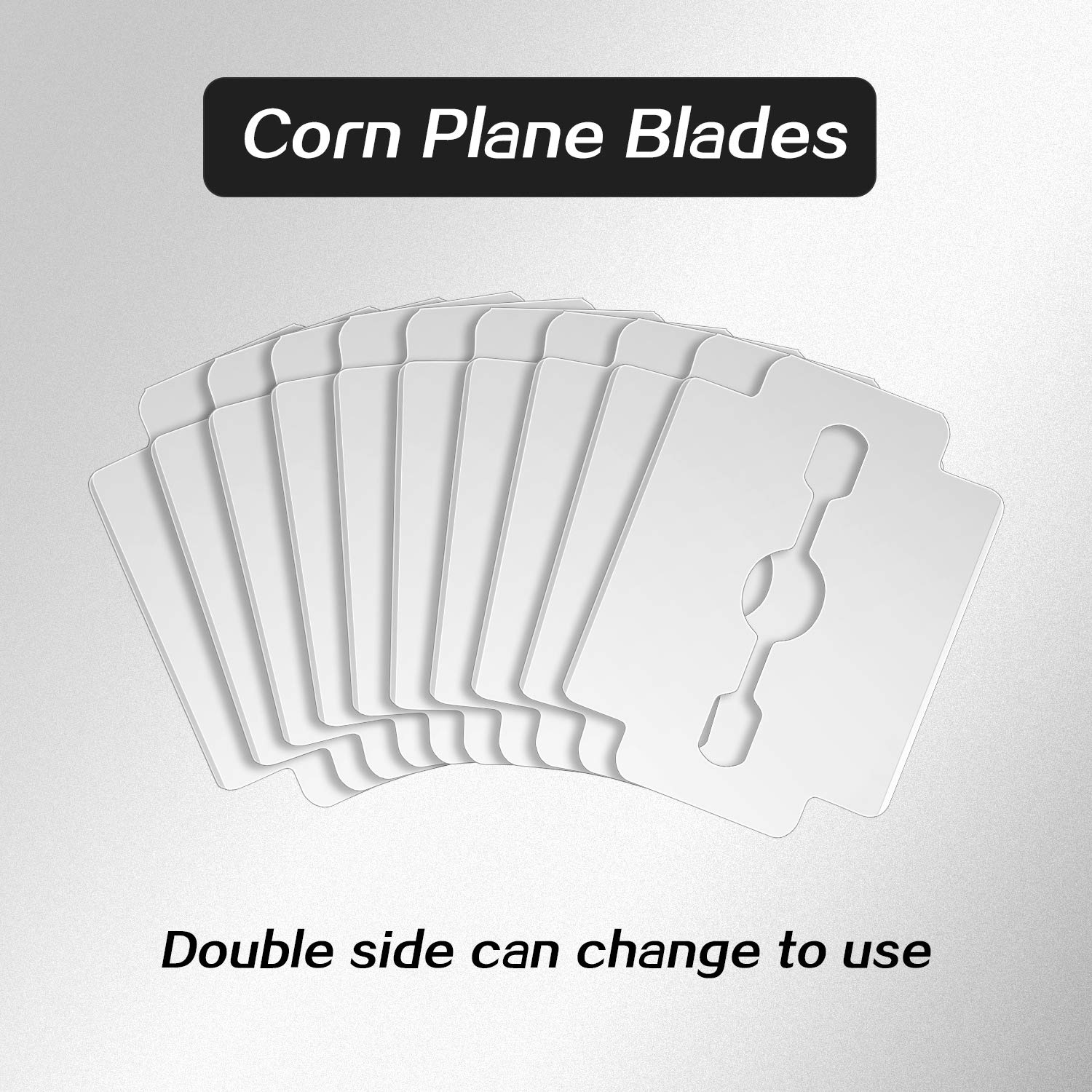 200 Pieces Callus Shaver Replacement Blades Corn Plane Blades Stainless Steel Blades for Removing Callus Foot Care and Pedicure Tools : Beauty