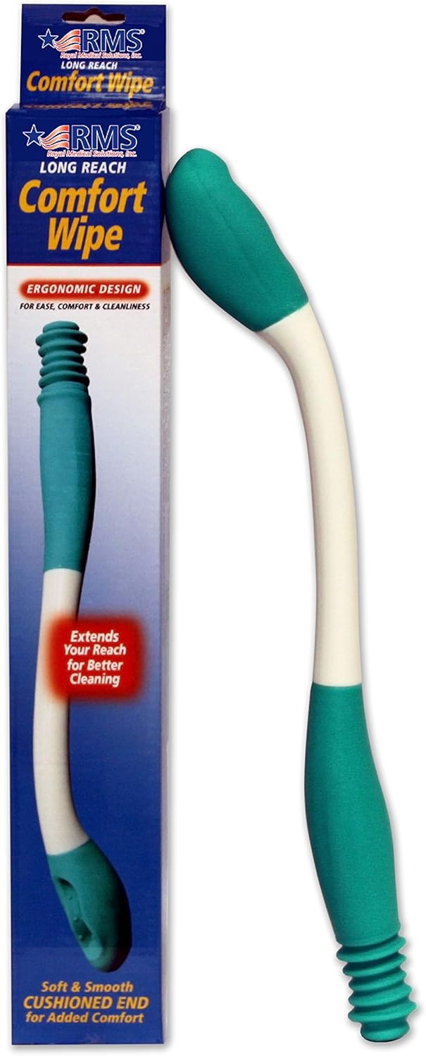 RMS Long Reach Comfort Wipe - Self Assist Toilet Aid, Ideal Daily Living Bathroom Aid for Limited Mobility: Health & Personal Care