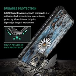 CARLOCA Compatible with iPhone 12 Case,Wood Grain