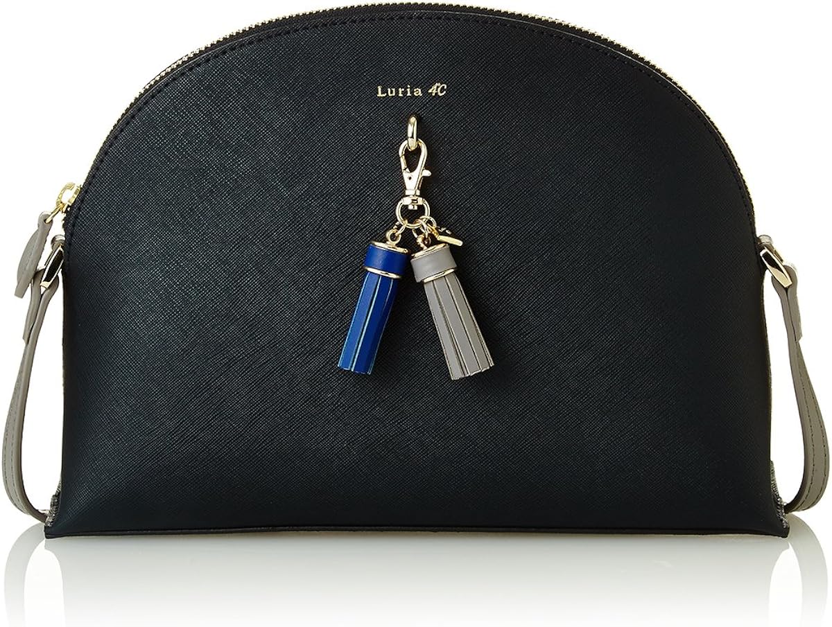 Amazon ルリア ヨンドシー Luria 4 バッグ レザー ネイビー レディース 75 Luria 4 ルリア ヨンドシー ショルダーバッグ