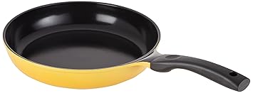 Culinario Bratpfanne mit umweltfreundlicher Ecolon Keramik-Beschichtung, Induktion, Ø 28 cm, gelb
