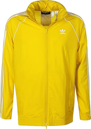 cortavientos amarillo adidas