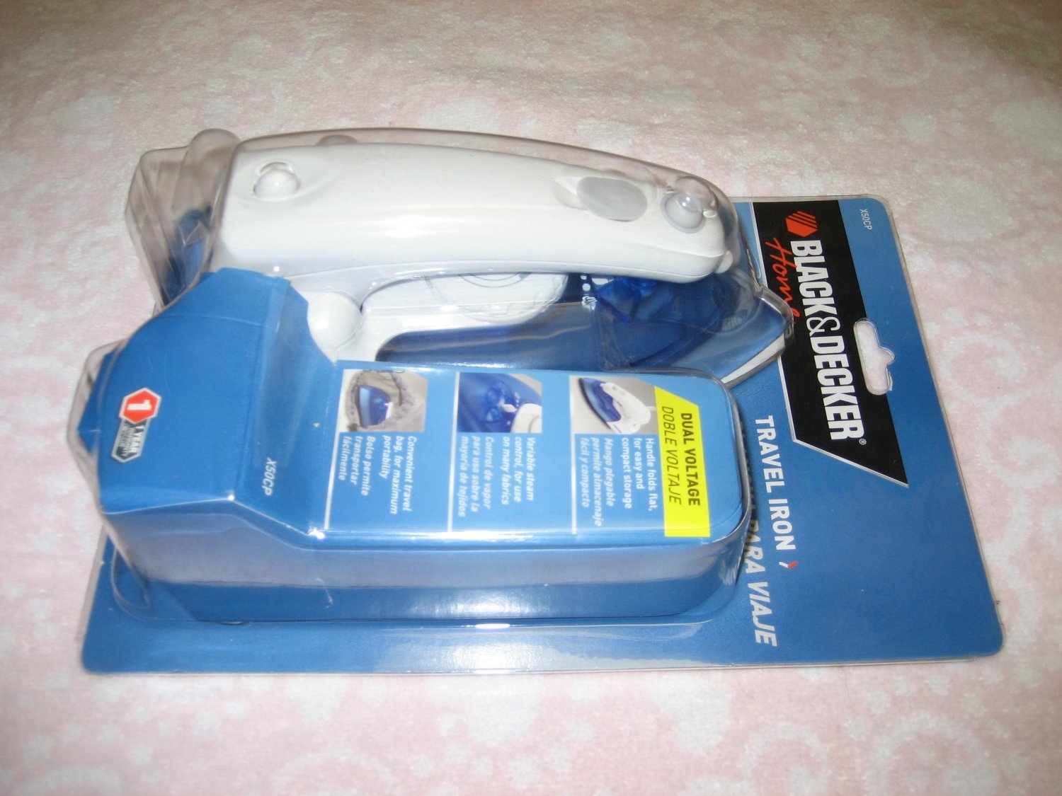 Black & Decker X50 Travel Pro - Plancha para Ropa, Color Blanco ...