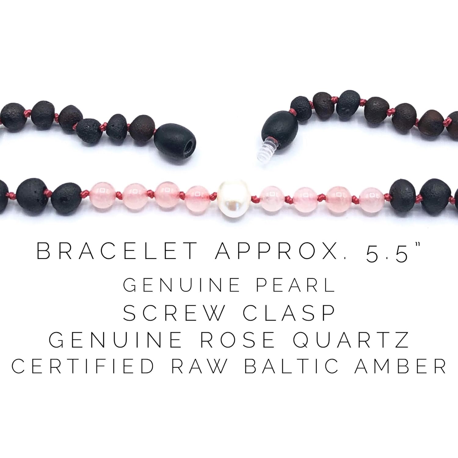 lolly llama amber teething necklace