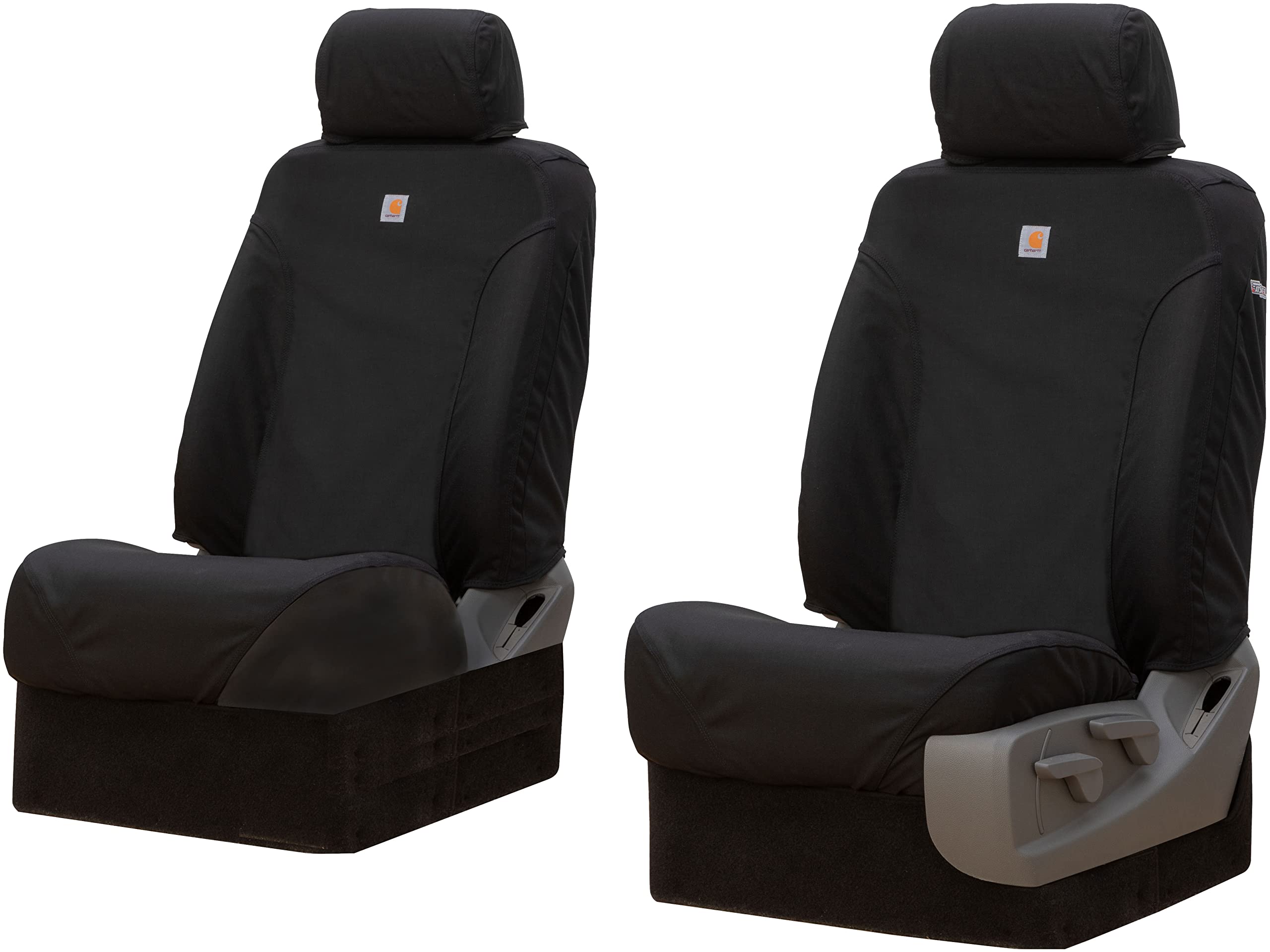 Photo 1 of Covercraft Carhartt Super Dux SeatSaver Custom Seat Covers for 2009-2014 Ford F-150 & 2011-2016 F-250/F-350 (1st Row Bucket Seats, Super Dux Black)