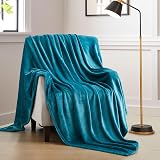 Moonlight20015 Fleece Throw Blanket 400 GSM Teal 130x150 cm view 6