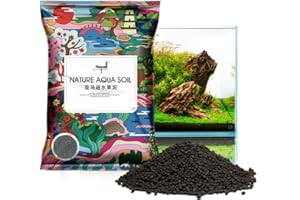 VAYINATO Nepall Aqua Soil Planted Aquarium Substrate | Fish Tank Water Grass Mud for Natural Aquatic Plants and Shrimps | No Cloudiness | Clear Water | Rich Nutrients (1.5 L)