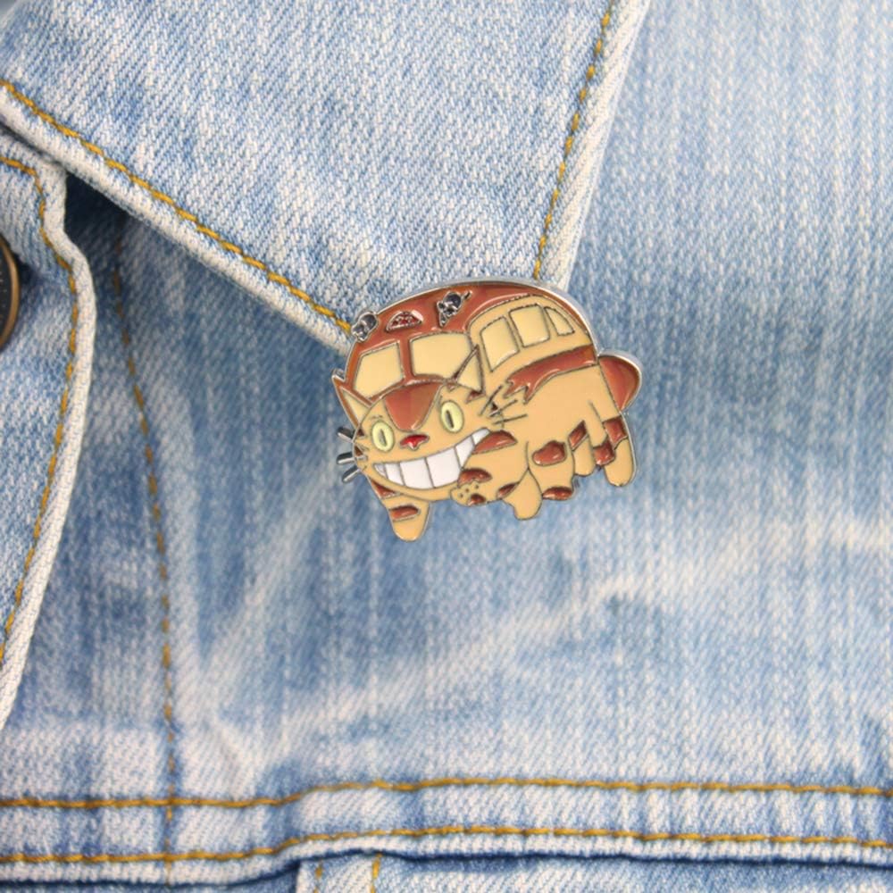My Neighbor Totoro Cute Badges Pins Brooches Accessories for Clothes Backpack 6Pcs: Clothing