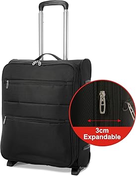 Eono Expandable 55x40x20cm To 55x40x23cm Lightweight Carry On Hand