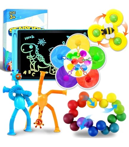Tablero Sensorial De Silicona Doble Cara Con 12 Cordones Y Bolsa De Viaje – Juguete Anti-estrés Para Autismo Y TDAH, Ideal Para Niños Y Adultos
