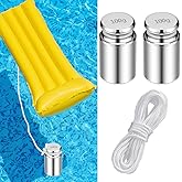 Relaxweex 2pcs 100g Pool Anchor Replacement Set for Floats Fountain | Pool Weight Anchor Replacement, with String Anchor for Floats Weight in Swimming Pools