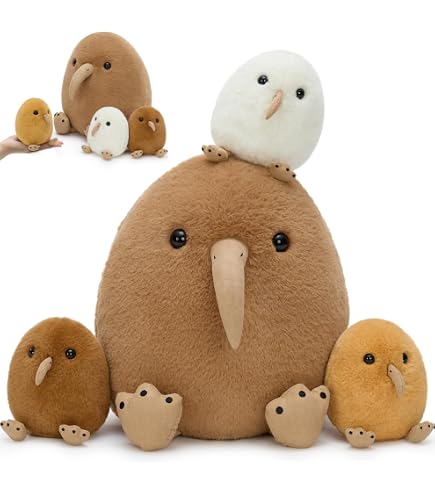 Amazon.com: Frankiezhou Home Little White Kiwi Bird Plush Toy