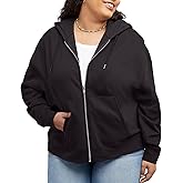 Hanes womens Originals Full-zip Hoodie, Midweight Fleece Sweatshirt, Zip Hoodie for Women, Plus