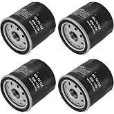 AHL Oil Filter 49065-0724 49065-7010 Compatible with KAWASAKI KAF300 KAF400 KAF620 610 MULE 500 520 550 3010 4010,Hustler 772079,LESCO 014888,AM107423,TORO108-3842,Engine Models,49065-2071,4pcs