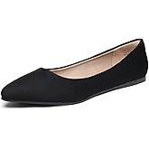 DREAM PAIRS Women's Dress Pointed Toe Flats Ballet Comfort Soft Slip On Casual Flat Shoes for Work Office Business