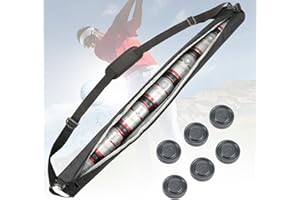 ACOSTOP Golf Cooler Sleeve with 6 Ice Pucks- 7 Cans Golf Beer Cooler Bag Golf Beer Sleeve for Golf Bag to Keep Drinks Cold for Hours- Great Golf Gift Golf Accessories for Fathers Men Women Golf Lovers