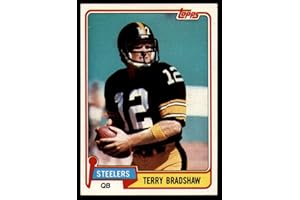 1981 Topps #375 Terry Bradshaw Pittsburgh Steelers NFL Football Card NM-MT