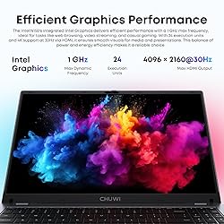 CHUWI GemiBook Plus Laptop 15.6'', 16GB LPDDR5