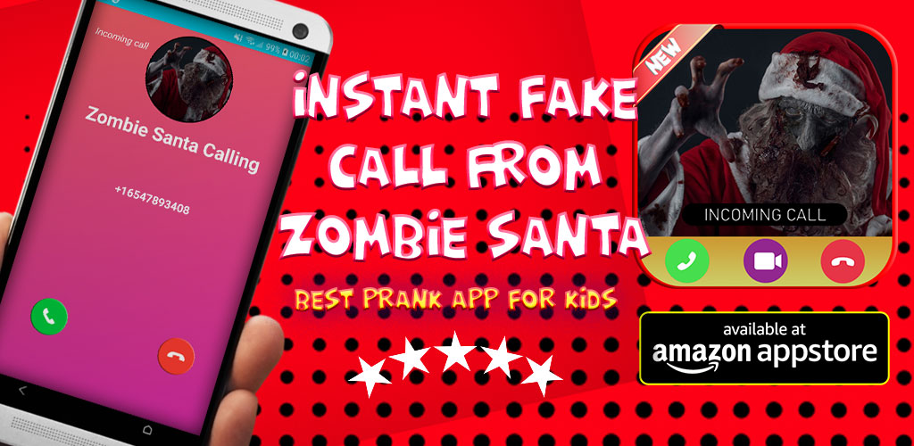 Amazon Com Incoming Voice Call From Zombie Santa Fake Phone Game Call And Fake Text Message Id Pro Prank 2020 Appstore For Android