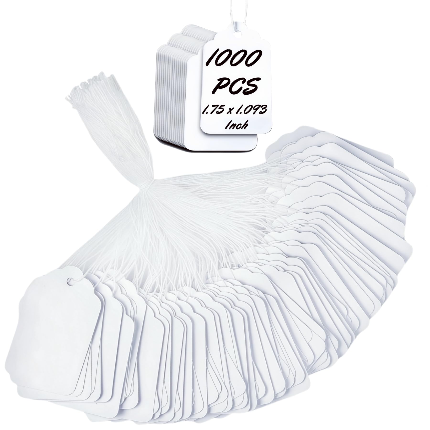 ARTFLY 1000PCS Pre-Strung Price Tags with