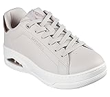 Skechers Women's UNO COURTED AIR Sneaker, Natural, 9