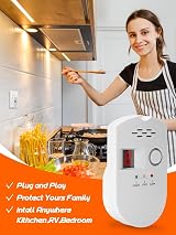 HSTMYFS Natural Gas Detector Plug-in Combustible Gas Alarm 85dB view 6