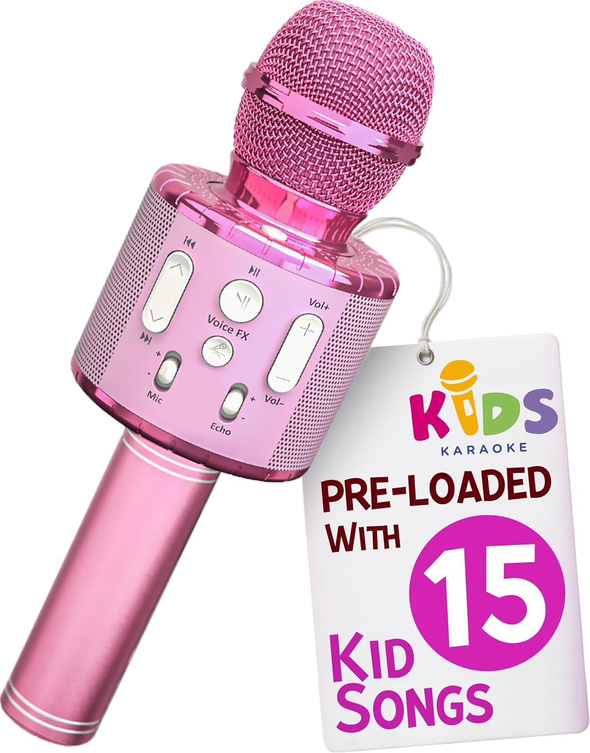 Photo 1 of Move2Play, Kids Karaoke Microphone | Includes Pre-Loaded Songs & Bluetooth | Birthday & Valentines Day Gift | Toy for All Ages 2, 3, 4, 5, 6+ Year Old Girls, Boys & Toddlers
