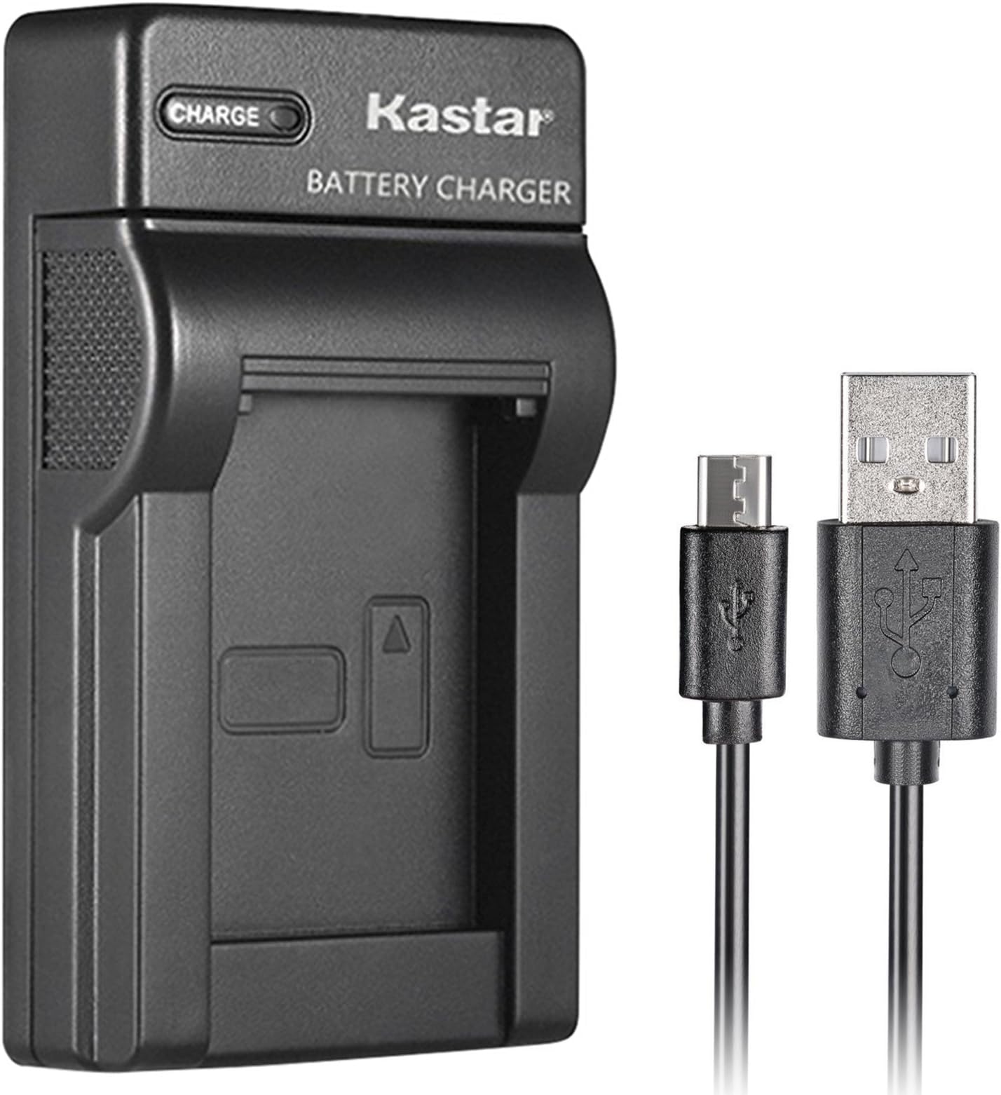 Kastar Slim USB Charger for Sony NP-BD1, NP-FD1, BC-CSD and Sony Cyber-Shot DSC-G3, DSC-T2, DSC-T70, DSC-T75, DSC-T77, DSC-T90, DSC-T200, DSC-T300, DSC-T500, DSC-T700, DSC-T900, DSC-TX1 Cameras