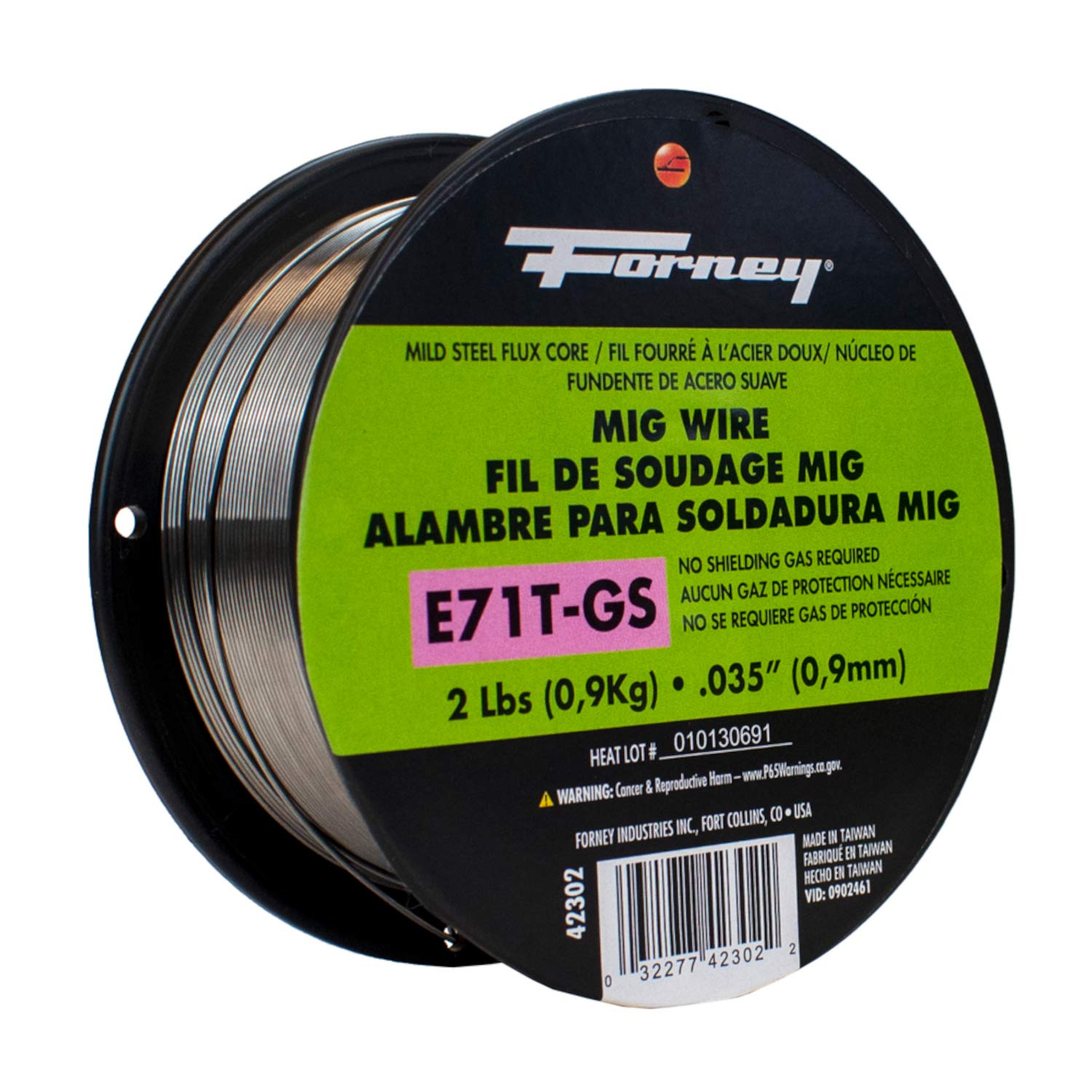 Forney 42302 Flux Core Mig Wire, Red