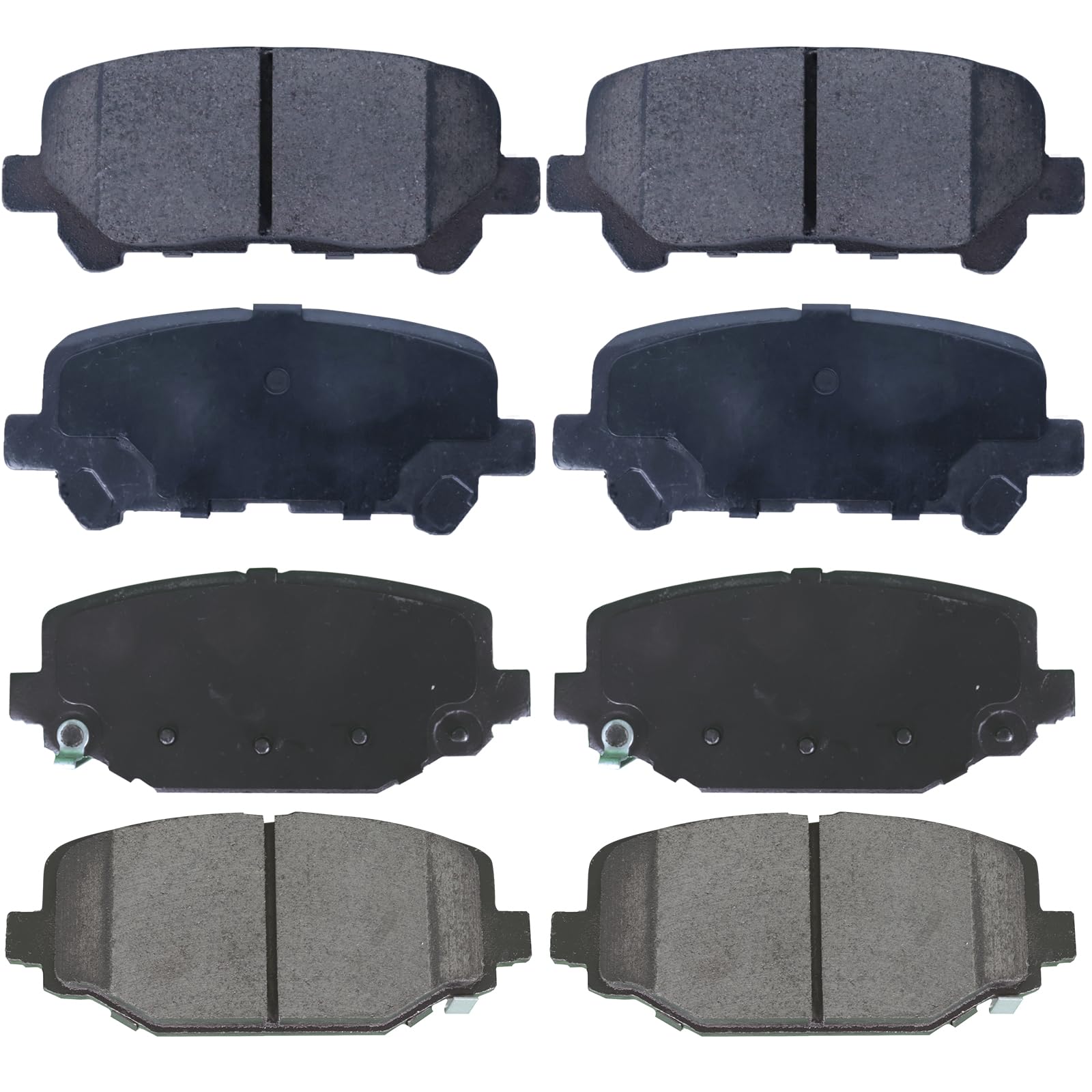 Photo 1 of Lodge Replacement Carbon Fiber Ceramic Brake Pads for 12-16 Chrysler Town & Country, Dodge Grand Caravan, Dodge Journey, Ram C/V