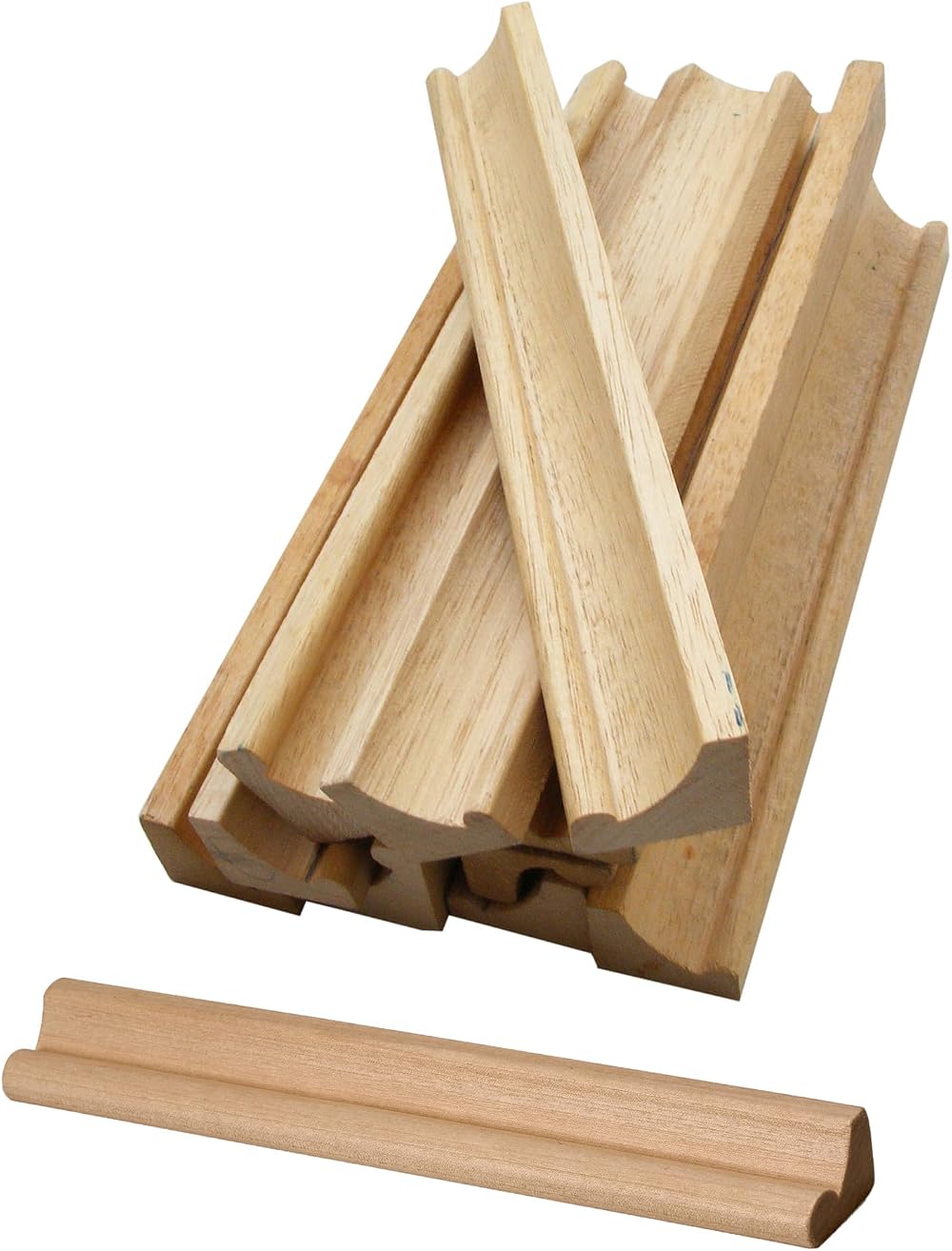 WedDecor Wooden Letter Tile Racks Replacement Board Game Spell Word Game Craft