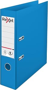 Rexel Choices A4 Lever Arch Files 3-Pack Black Red Blue Durable Plastic on Board view 4