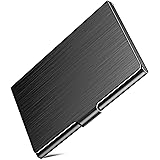 DMFLY Business Card Holder, Slim Business Card Case for Men & Women, Pocket Metal Card Case, Professional Stainless Steel Bus