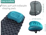 TREKOLOGY Ultralight Inflatable Camping Pillow Ergonomic Neck Lumbar Support view 6