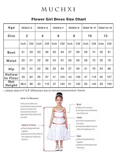 Amazon Com Muchxi Princess Wedding Lilac Flower Girls Pageant