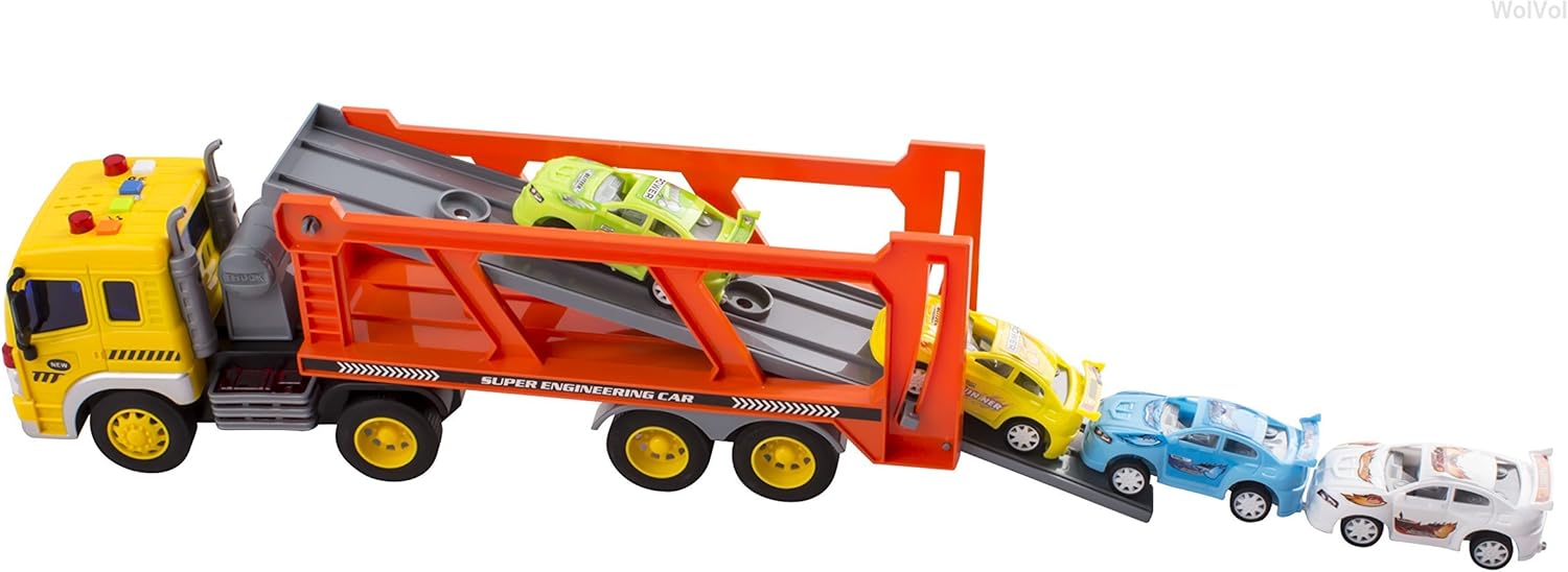 wolvol transport car carrier truck toy
