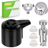 CeroDimo Universal Pressure Cooker Steam Release Valve and Float Valve Replacement with Silicone Caps, Compatible with 3, 5, 6, 8 Quart Models &ndash; Pressure Cooker Accessories and Replacement Parts