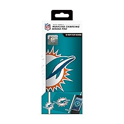 SOAR NFL Wireless Charging Mouse Pad, Miami Dolphins