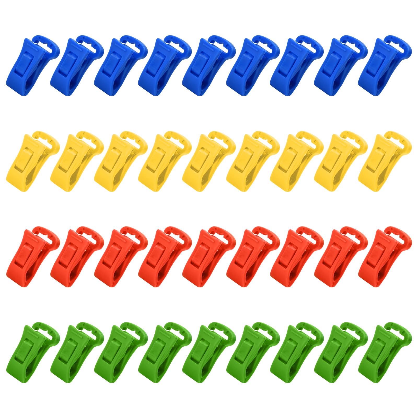 Sock Clips, 36 Clips with Hanging Hooks, Non-Slip Laundry Peg, No Need to Fold, Portable Sock Drying Clips, Multi-Purpose Clothespins for Washing Machine, Dryer, Sorting