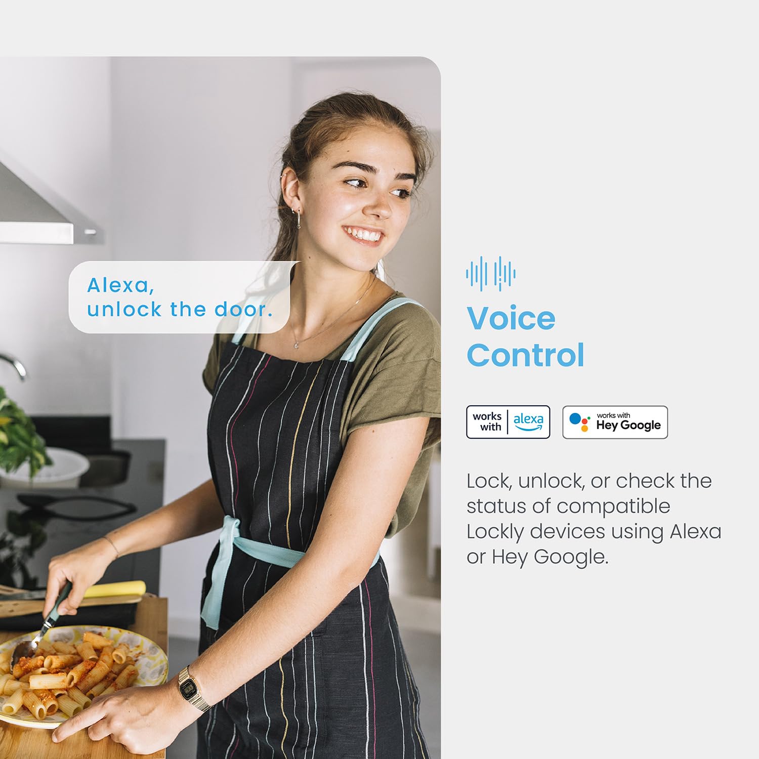 Lockly Secure Link Wi-Fi Hub - Control Your Lockly Smart Lock from Anywhere with Real-time Notifications and Voice Control - View 5