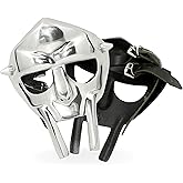 MF Doom Gladiator Mask – Medieval Roman Viking Face Armor | Hand-Forged 18G Steel Mad Villain Cosplay Prop, Halloween Costume & Collectible Gear for Adults