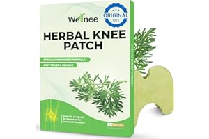 Wellnee Original Herbal Knee Patch - Wellknee Plaster for Knee Support, Neck and Back - Made with Natural Herbs and Ingredien