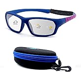 BLUE CUT Sports Protection Goggles, Photochromic Lenses Safety Glasses for Basketball, Pickleball and Outdoor Sports