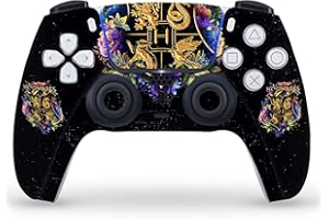 Head Case Designs Officially Licensed Harry Potter Hogwarts Crest Graphics Vinyl Faceplate Sticker Gaming Skin Decal Cover Compatible With Sony PlayStation 5 PS5 DualSense Controller