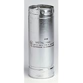 Metal-Fab 4" x 24" Type B Double Wall Round Gas Vent Pipe UL Listed with SureLock Technology (#4M24)