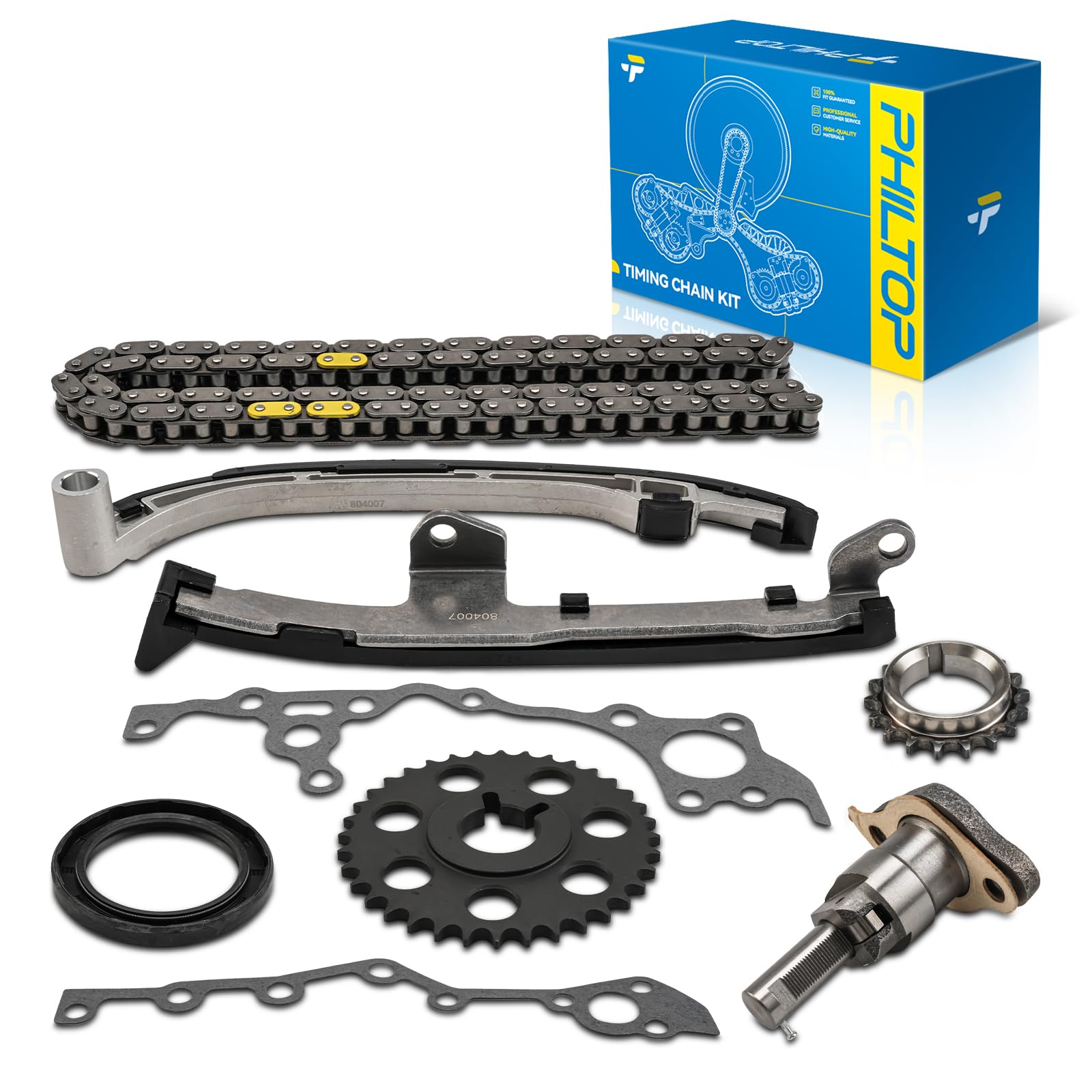 Photo 1 of PHILTOP Engine Timing Chain Kit Compatible with 1995-2004 Toyota Tacoma Replaces #TC0595FK, 1355975020, 1350675020