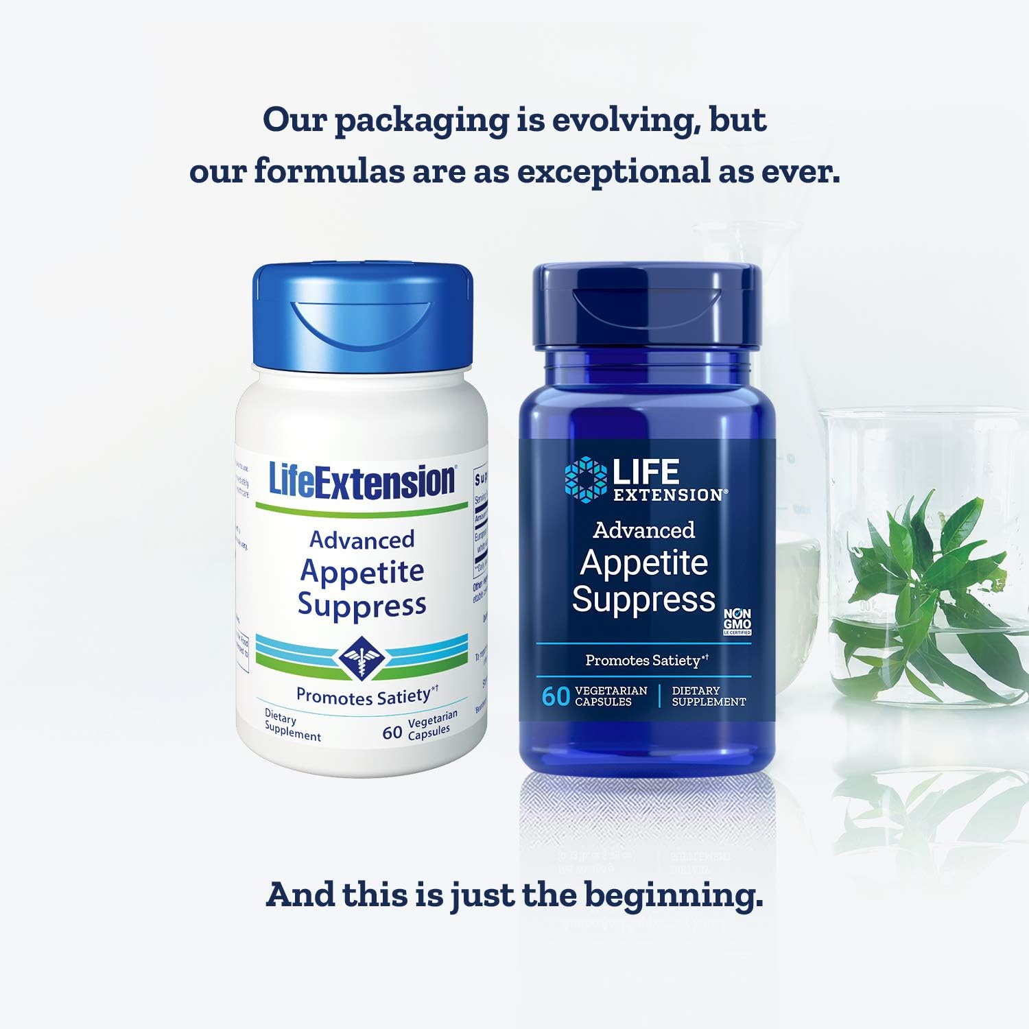 Life Extension Advanced Appetite Suppress, 60 Vegetarian Capsules: Health & Personal Care