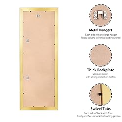 Annecy 10x30 Picture Frame Gold（2 Pack）, 10 x